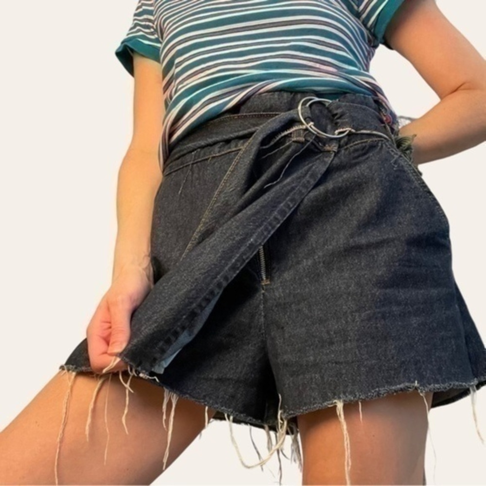 Zara Trafaluc Denimwear Distressed Jean Skort 💕